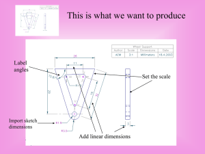 Presentation 13 - Dimensional Drawing - Teachnet UK-home