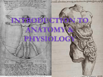 UNIT 1 – INTRODUCTION TO ANATOMY & PHYSIOLOGY