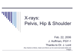 Radiography: Hip, Pelvis & Shoulder