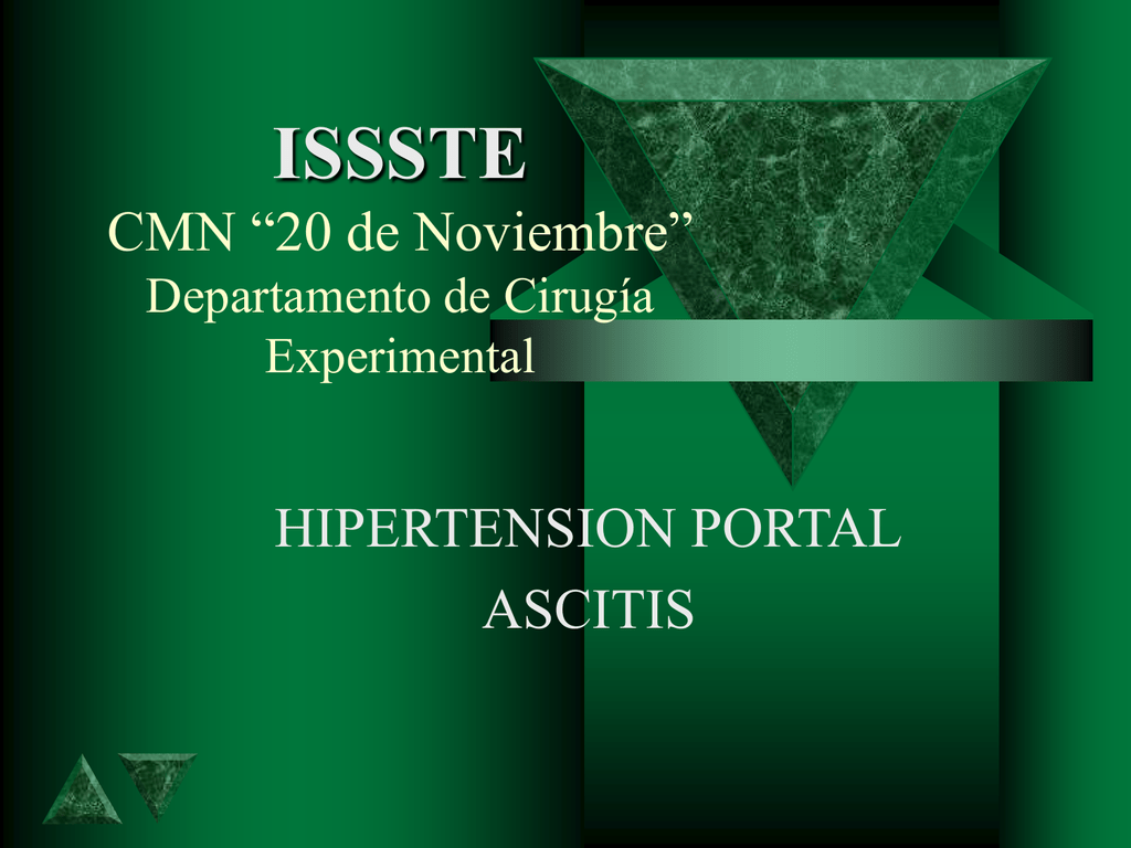 Derivación esplenorenal sin hipertensión portal hepática Derivación esplenorenal sin hipertensión portal hepática