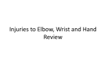 Injuries to Elbow, Wrist and Hand Review