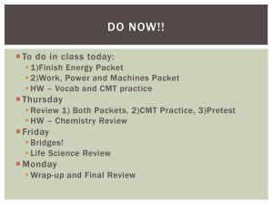 Kinetic and Potential - Fairfield Public Schools