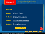 Section 1 What Is Energy?