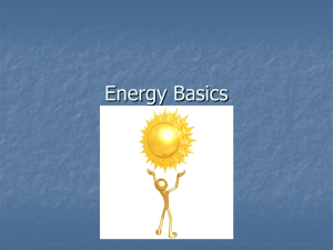 Energy Basics - the Red Clay Secondary Science Wiki!!