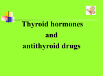 Synthesis, storage and release of thyroid hormones
