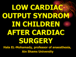 Low cardiac output syndrome