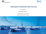 Selenium in Nutrition and Toxicology