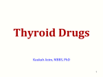 Thyroid gland hormones