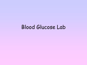 Lab Blood Glucose & Diabetes