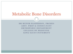 Metabolic Bone Disorders (Archive)