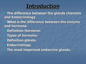 Definition Hormone - Home - KSU Faculty Member websites