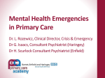 Presentation on Mental Health Emergencies in Primary Care