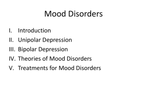 Mood Disorders - Shoreline Community College