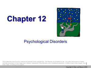 Dissociative disorders