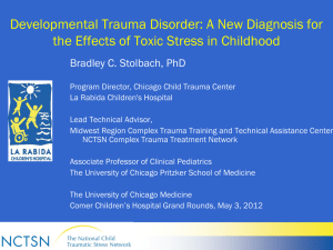 Developmental Trauma Disorder