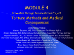 Module 4: Torture Methods and their Medical
