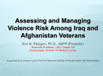 Assessing and Managing Violence Risk Among Iraq