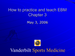 How to practice and teach EBM Chapter 3