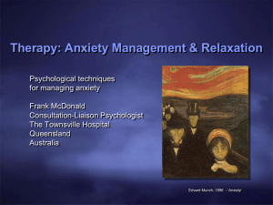 Therapy: AnxietyManagement