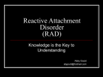 Reactive Attachment Disorder (RAD) - Home