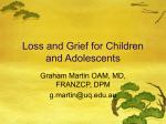 Loss and Grief for Children and Adolescents