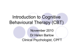 Introduction to Cognitive Behavioural Therapy (CBT)