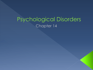 Psychological Disorders - Ashton Southard