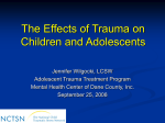 Trauma in Children & Adolescents: Theory, Assessment, and