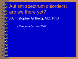 Neurobiology of autism
