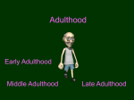 Adulthood - AP Psychology