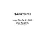 Hypoglycemia - Cleveland Clinic