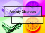 Anxiety Disorders - Santa Barbara Therapist