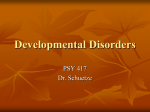 Developmental Disorders