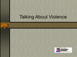 Talking About Violence - North Carolina Cooperative Extension