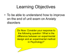 Learning Objectives - Stmaryspsyweb's Weblog
