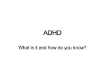 ADHD - SPED*NET Wilton