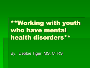 Working with youth who have ED/BD diagnoses