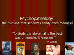 Psychopathology - HomePage Server for UT Psychology