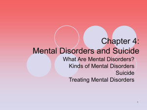 Mental Disorders - North Allegheny School District