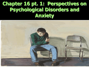 Anxiety Disorder