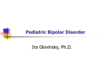 Pediatric Bipolar Disorder