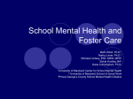 School Mental Health and Foster Care