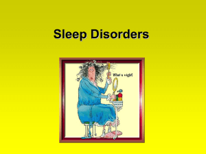 What is a sleep disorder?