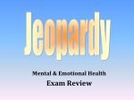 Mental & Emotional Health JEOPARDY!