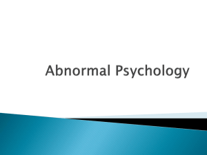 Abnormal Psych