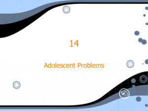 AdolescenceProblems