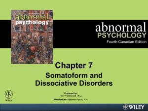 abnormal PSYCHOLOGY Third Canadian Edition