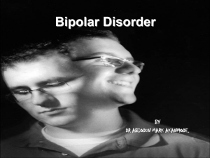 my presentation for health week on bipolar disorder