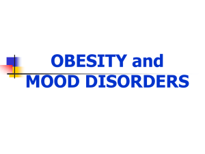 OBESITY and MOOD DISORDERS