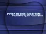 Psychological Disorders PPT
